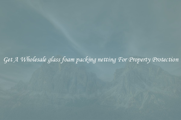 Get A Wholesale glass foam packing netting For Property Protection