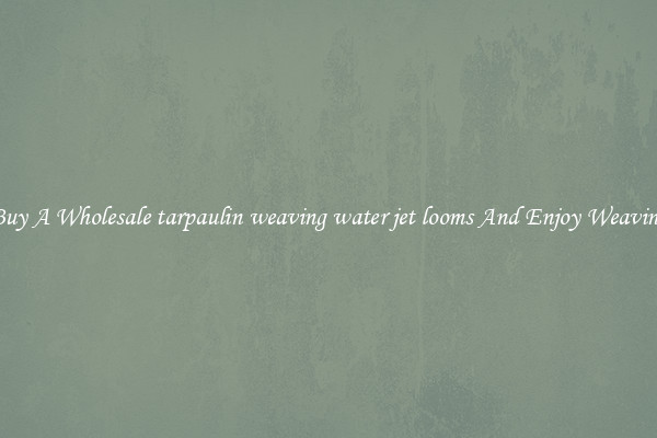 Buy A Wholesale tarpaulin weaving water jet looms And Enjoy Weaving