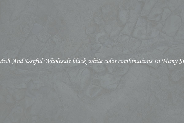 Stylish And Useful Wholesale black white color combinations In Many Sizes
