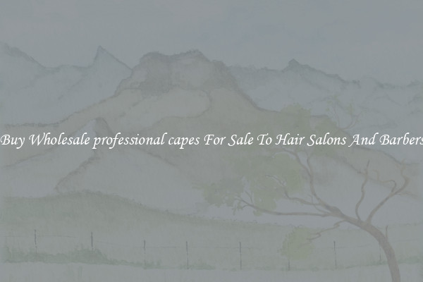 Buy Wholesale professional capes For Sale To Hair Salons And Barbers