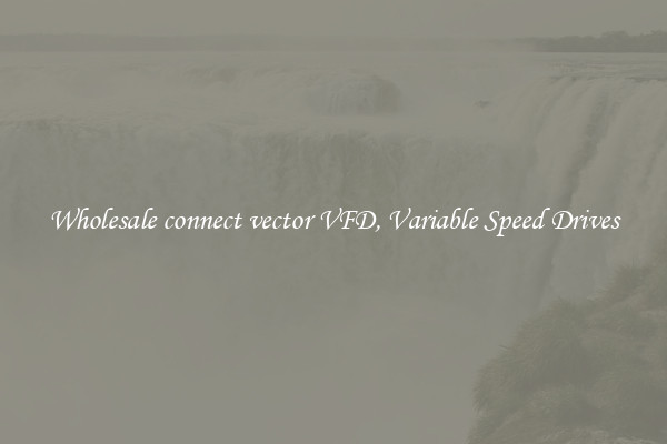 Wholesale connect vector VFD, Variable Speed Drives