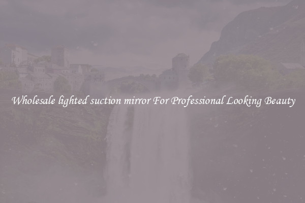 Wholesale lighted suction mirror For Professional Looking Beauty