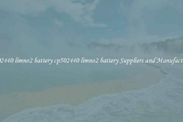 cp502440 limno2 battery cp502440 limno2 battery Suppliers and Manufacturers