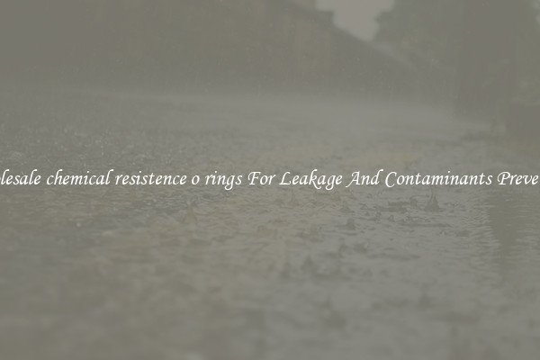 Wholesale chemical resistence o rings For Leakage And Contaminants Prevention